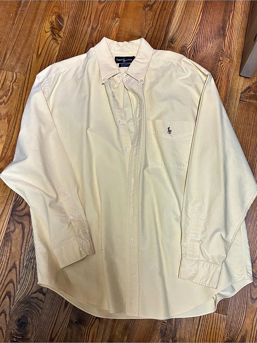 Polo Ralph Lauren Classic Fit Long Sleeve Cotton Oxford Button Down Shirt Men's